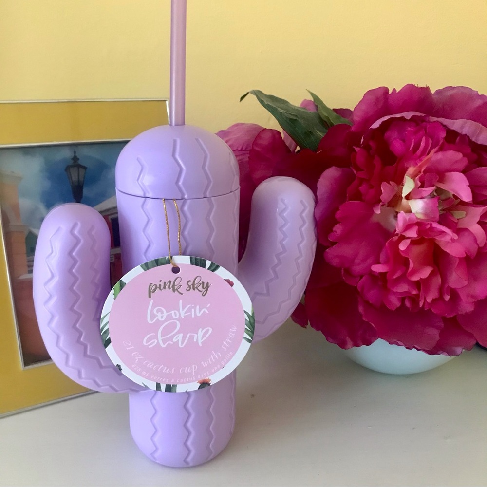PINK SKY Cactus Sipper Cup